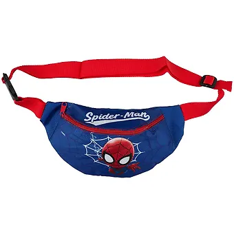 None Cумка на пояс Человек-Паук Spider-man (текстиль) (25х18)