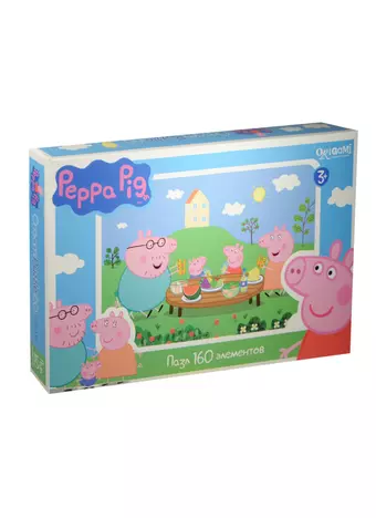 Пазл Оригами 160эл 220*330мм Peppa Pig 01542