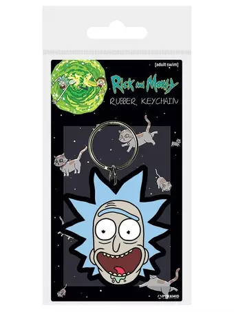 Брелок Rick And Morty Rick Crazy Smile (ПВХ)