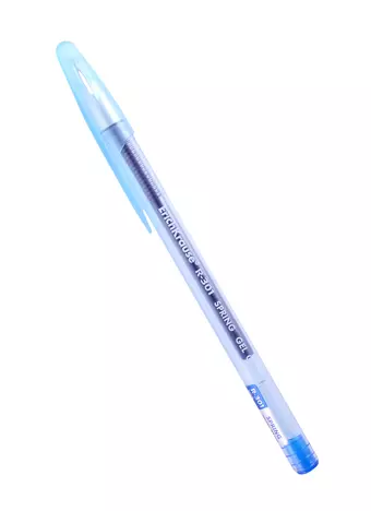 Ручка гелевая Erich Krause, R-301 Spring Gel Stick, синяя 0,5 мм