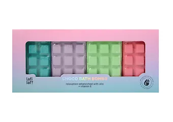 Подарочный набор бомбочек для ванны Lafilaf (градиент) (4 шт) (680г) (Lafi-6) (Lafilaf)