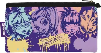 Пенал Академия Групп Monster High 11*20,5см неопреновый на молнии MHCB-RT2-049N