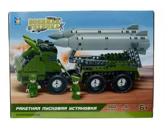 1TOY/Вантой, Конструктор ВОЕННАЯ ТЕХНИКА Ракетная пусковая установка 360дет.