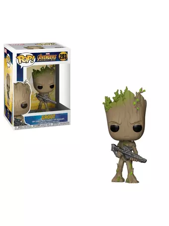 Фигурка Funko POP! Bobble Marvel Avengers Infinity War Groot w/Blaster