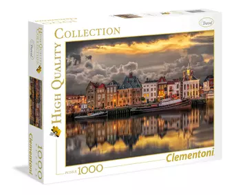 Пазл Clementoni 1000 эл.Классика. Голандские домики 39421