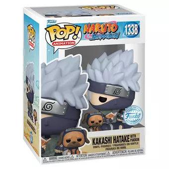 Фигурка Funko POP! Animation Naruto Shippuden Kakashi Hatake with Pakkun (Exc) (1338) (Fun60401)