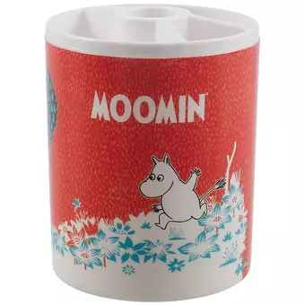 Стакан для пишущих принадлежностей MOOMIN Муми-тролль в цветах пластик