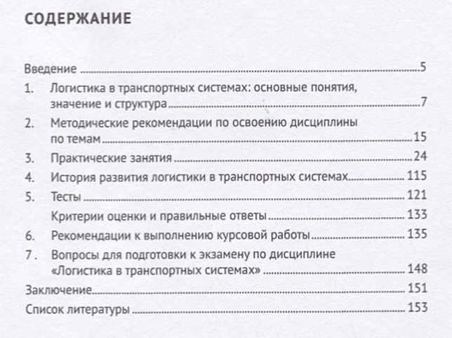 Логистика список литературы 2025