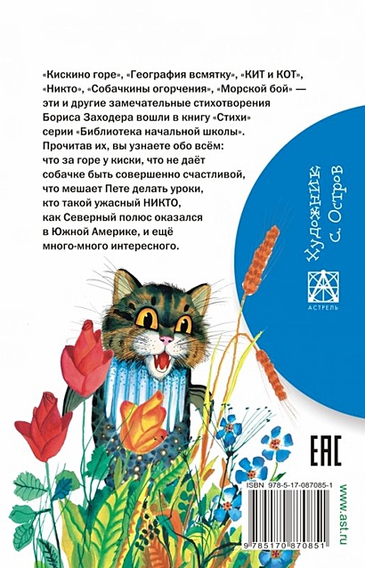 Стихотворение вредный кот