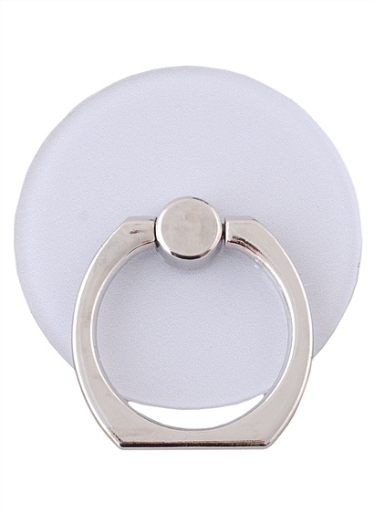 Держатель-кольцо для телефона серый (металл) (коробка) - фото 1