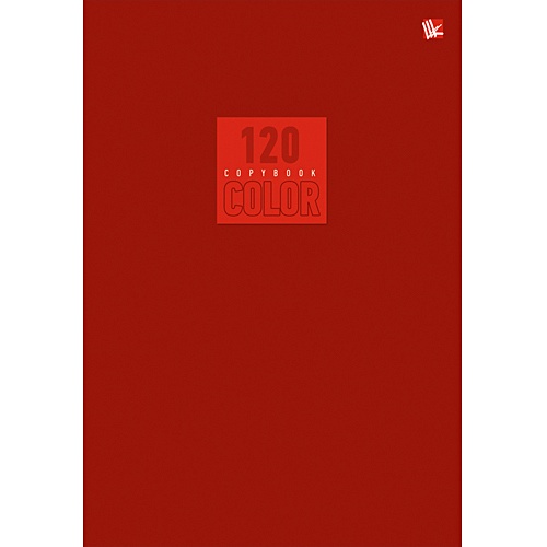 Тетрадь «Стиль и цвет», А5, 120 листов, красная - фото 1