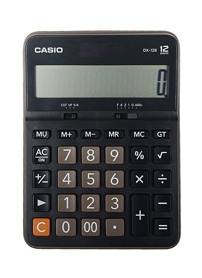 Калькулятор 12 разрядный настольный малый, Casio - фото 1