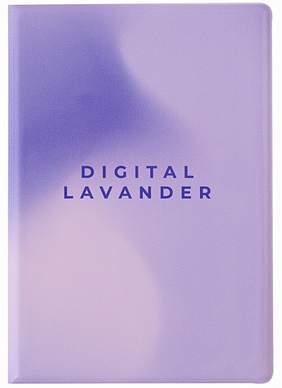 Обложка для паспорта Monochrome Digital Lavender - фото 1