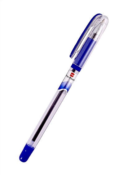 Ручка шариковая синяя "Pinpoint", 0,6мм, грип, Cello - фото 1