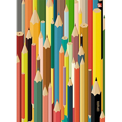 Цветные карандаши (графика) ТЕТРАДИ НА КОЛЬЦАХ СО СМЕННЫМИ БЛОКАМИ - фото 1