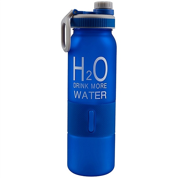 Бутылка H2O Drink more water (пластик) (700мл) - фото 1
