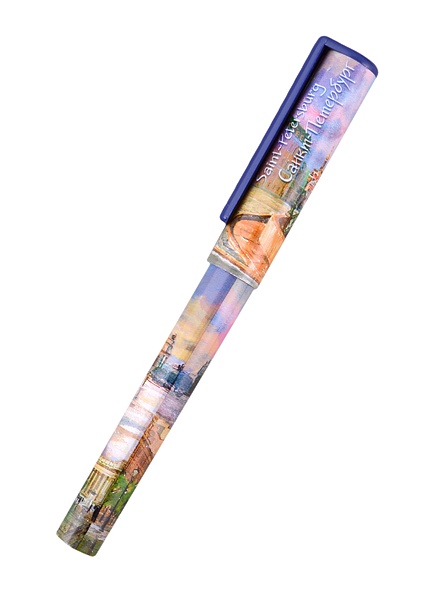 Ручка сувенирная с колпачком Санкт-Петербург Акварель (эт.) [7435] - фото 1