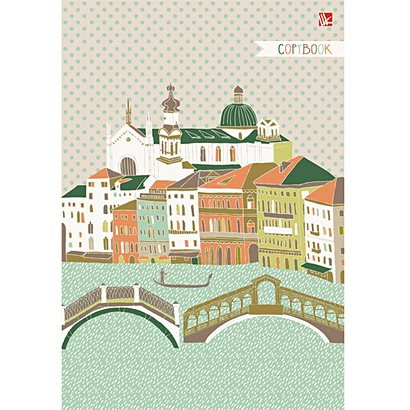 Тетрадь общая со сменными блоками «Город мечты. Графика», А5, 100 листов - фото 1