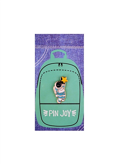 Значок Pin Joy "Космонавт со звездочкой" - фото 1