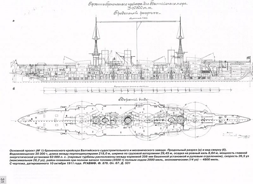 Линейный крейсер гебен чертеж