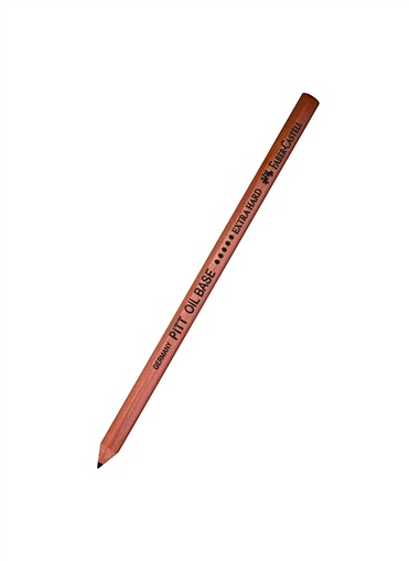 Мелки-карандаши  PITT® MONOCHROME, экстра Hard, черный, в картонной коробке, 6 шт. - фото 1