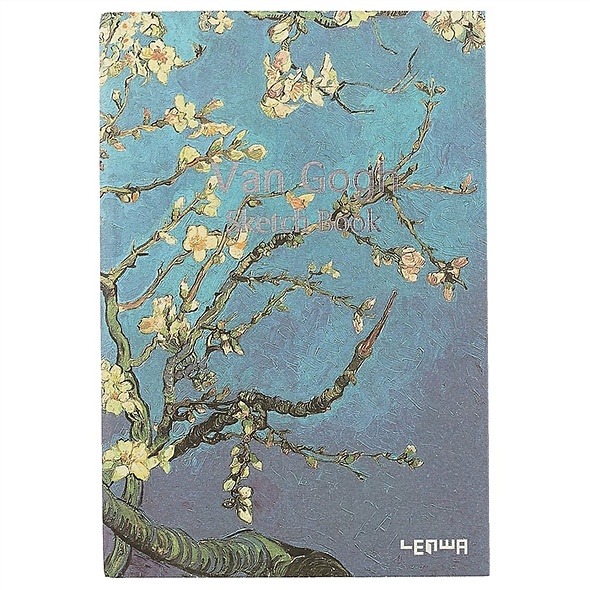 Скетчбук «Винсент Ван Гог. Цветущие ветки миндаля», 112 листов, 14.5 х 21 см - фото 1