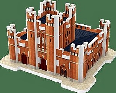 Сборная модель, 3D пазл Королевские ворота,9 дет., 6,3*5,4*4,1 - фото 1