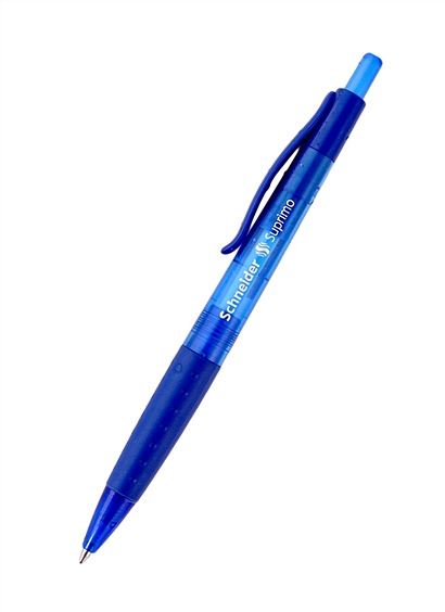 Ручка шариковая авт. синяя "Suprimo", 1,0мм, грип Schneider - фото 1