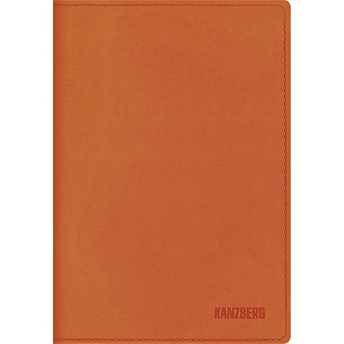 Premium collection. Оранжевый (ЕКК51515206) (недатированный А5) ЕЖЕДНЕВНИКИ ИСКУССТВ.КОЖА (KANZBERG GmbH, Германия) - фото 1