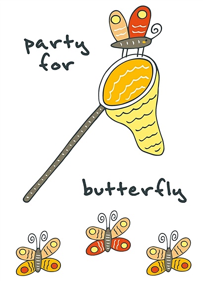 Блокнот для записей "Party for butterfly" (A6) - фото 1