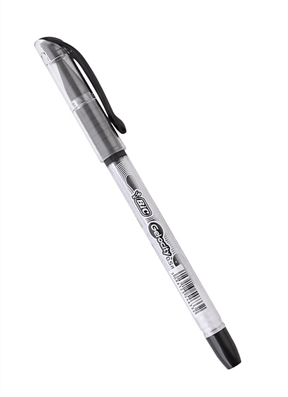 Ручка гелевая черная "Gelocity Stic" 0,5мм, грип, Bic - фото 1