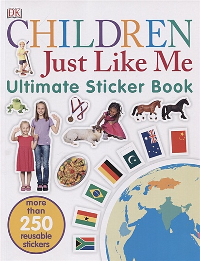 Just Like Me Ultimate Sticker Book (250 stikers) - фото 1
