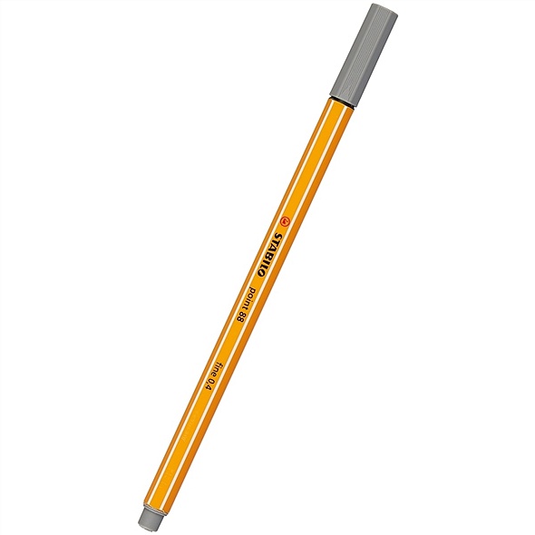 Капиллярная ручка «Рoint» 96, тёмно-серая, Stabilo - фото 1