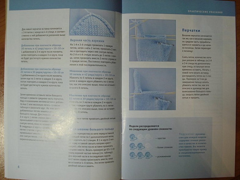 Варежки и перчатки. Вязание спицами - фото 6