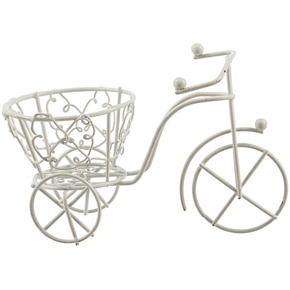 Декоративные элементы из металла Велосипед с витой корзинкой (11094007) - фото 1