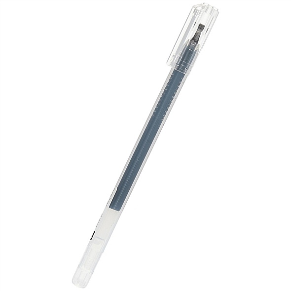 Ручка гелевая черная "Pin", 0.5 мм, Hatber - фото 1