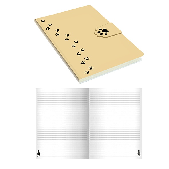 Книга для записей MUR-MUR, А5, 96 листов, бронзовый - фото 1