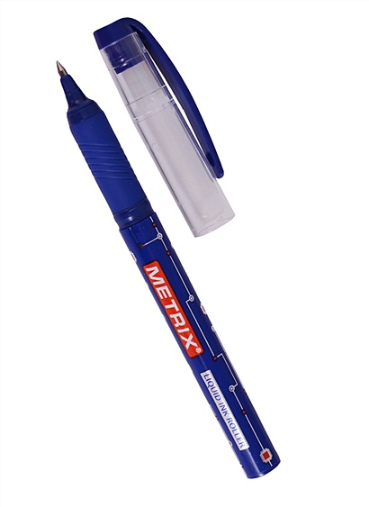 Ручка-роллер ErichKrause Metrix, синяя - фото 1