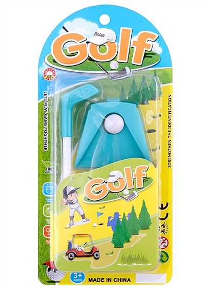 Набор для игры в мини гольф. 7 предметов, 28х13,5см - фото 1