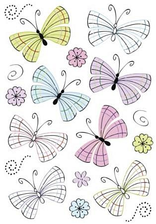 HERMA Наклейки DECOR Воздушные бабочки 3379 - фото 1