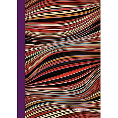 Книга для записей «Орнамент. Разноцветные волны», А6, 96 листов - фото 1