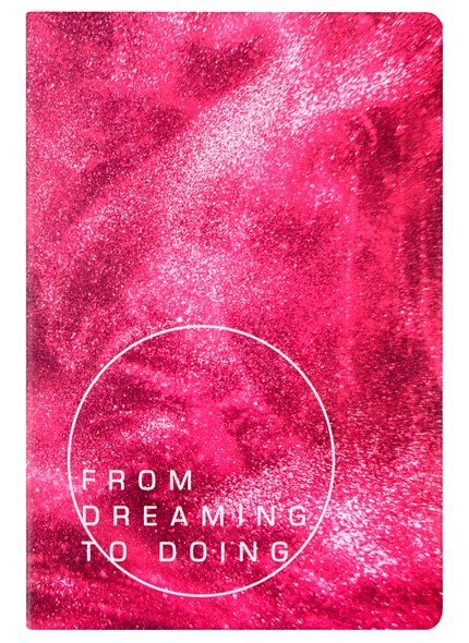 Книга для записей А5 80л "Dream book. № 2" иск.кожа, комбинир.блок - фото 1