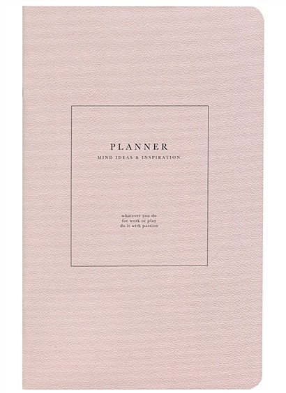 Планнер недат. 32л 130*210мм "Notes", розовый, мягк.переплет, ламинация, скрепка - фото 1