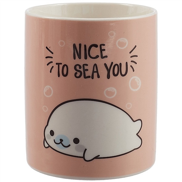 Кружка Белек Nice to sea you (керамика, деколь) (330мл) (коробка) - фото 1