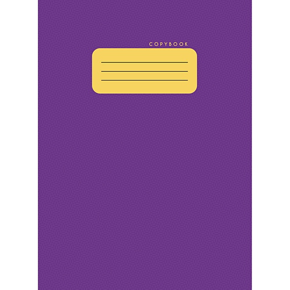 Тетрадь для конспектов в клетку «Фиолетовый», А4, 96 листов - фото 1