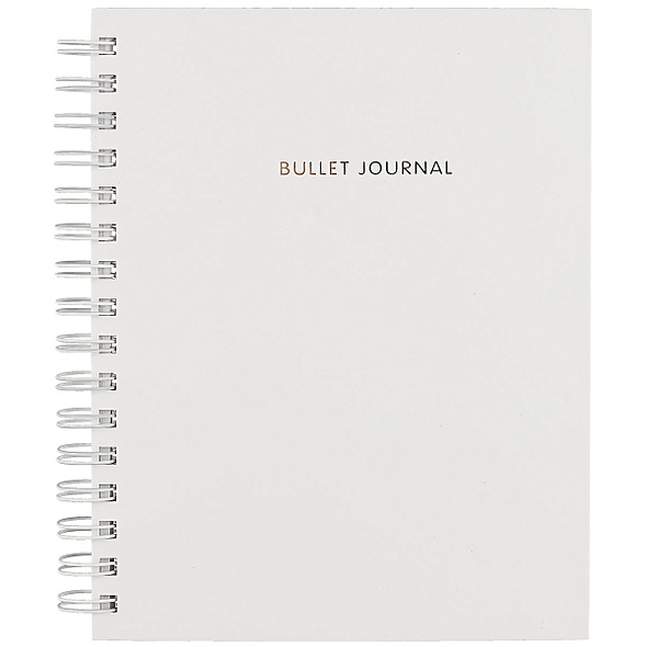Книга для записей Bullet Journal, 60 листов, белая - фото 1