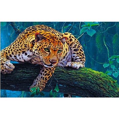 В мире животных. Леопард на дереве ПАЗЛЫ СТАНДАРТ-ПЭК - фото 1