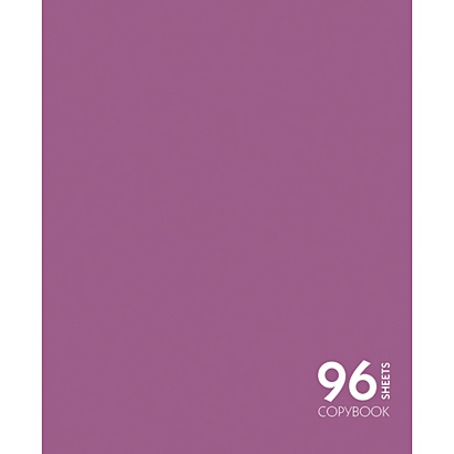 Тетрадь общая в клетку «Сияние цвета. Малиново-розовый», А5, 96 листов - фото 1