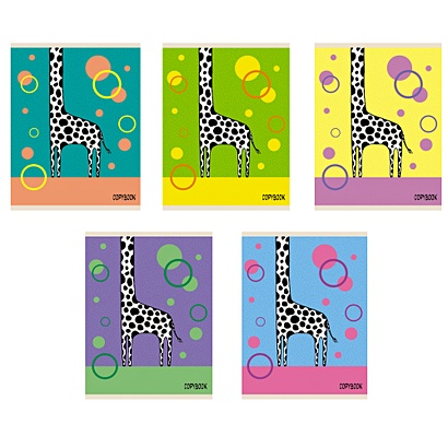 Тетрадь в клетку «Найди жирафа»‎, А5, 48 листов - фото 1