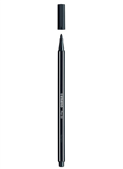 Фломастер Stabilo Pen 68, черный - фото 1